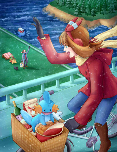 Winter on Cycling Road